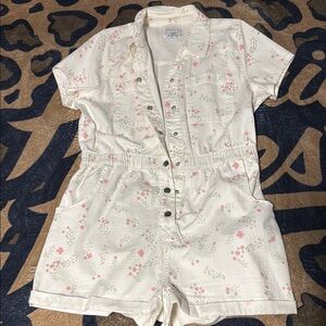 Floral youth Romper - Cream
